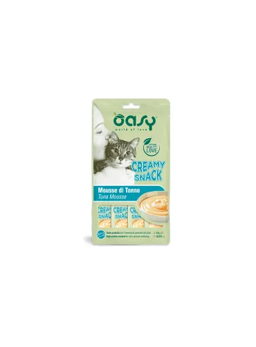 Oasy Creamy Cat Snack Tonno 4x15gr