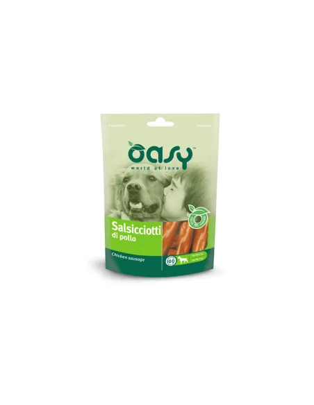 Oasy Dog Snack Salsicciotti Pollo 100g Oasy Dog Snack Salsicciotti Pollo 100g