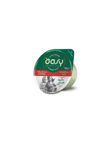 Oasy More Love Pollo Anatra 70g Cup