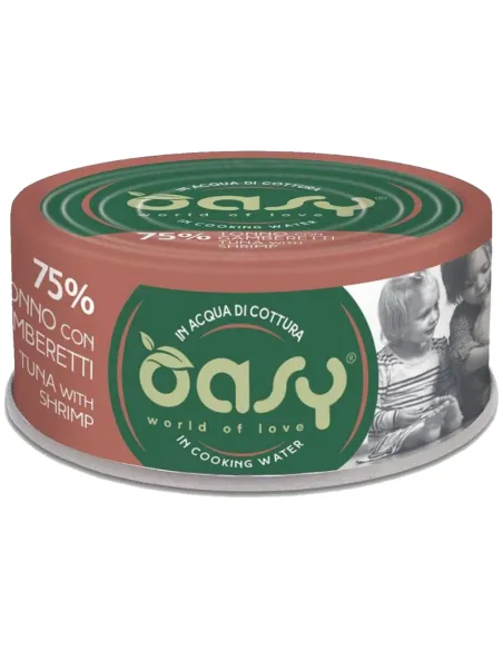 Oasy More Love Tonno Gamberetti 70g Cat Oasy More Love Tonno Gamberetti 70g Cat