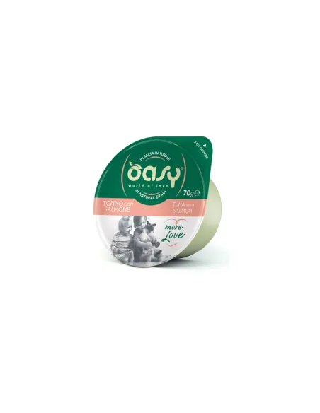 Oasy More Love Tonno Salmone 70g Cup Oasy More Love Tonno Salmone 70g Cup