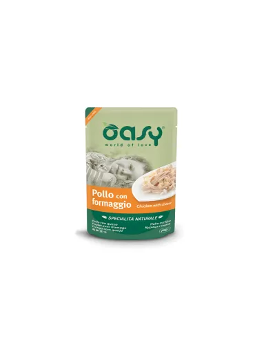 Oasy Naturale Pollo Formaggio 70g Busta