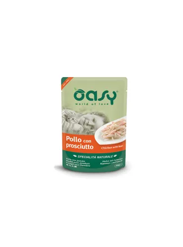 Oasy Naturale Pollo Prosciutto 70g Busta