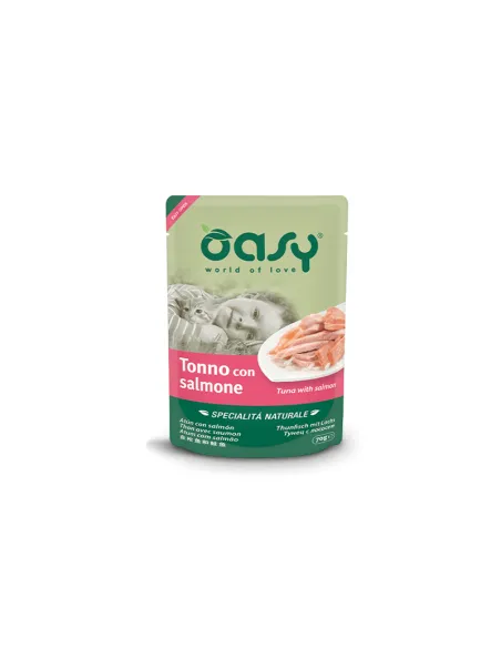 Oasy Naturale Tonno Salmone 70g Busta