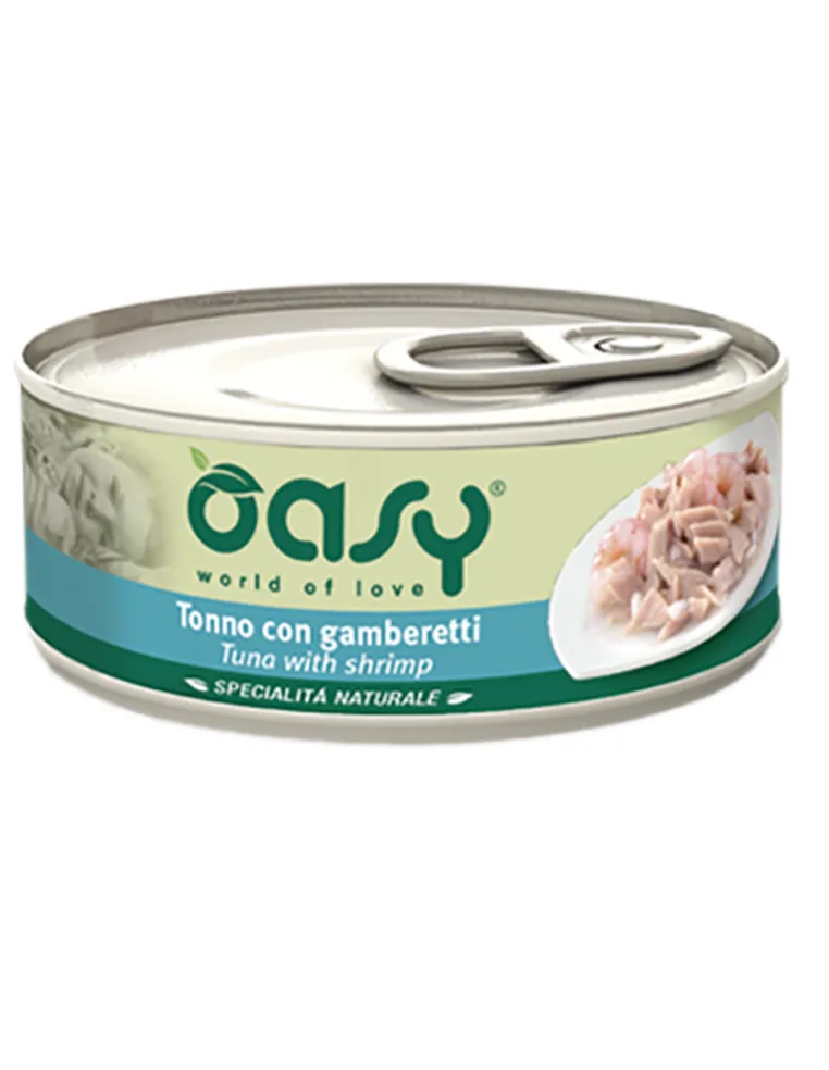 Oasy Wet Adult Tonno con Gamberetti 150g