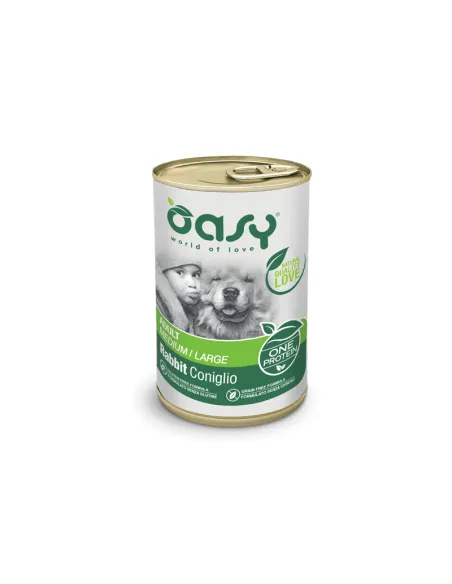 Oasy Wet Allbreed 400g Umido con Coniglio Oasy Wet Allbreed 400g Umido con Coniglio