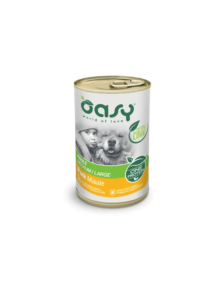 Oasy Wet Allbreed Dog Food Maiale 400g