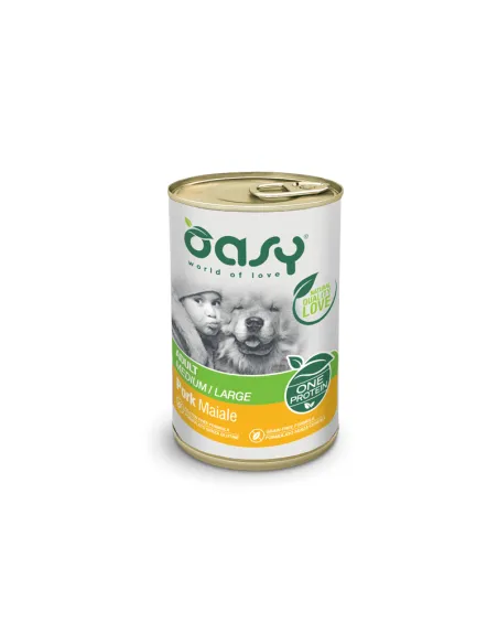 Oasy Wet Allbreed Dog Food Maiale 400g