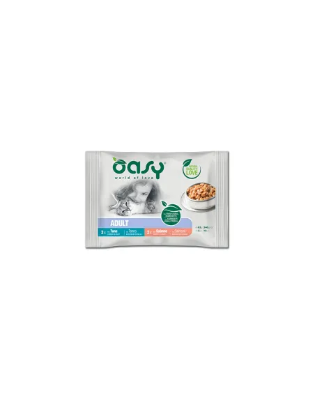 Oasy Wet Bocconcini Fish 4 Buste da 85g Oasy Wet Bocconcini Fish 4 Buste da 85g