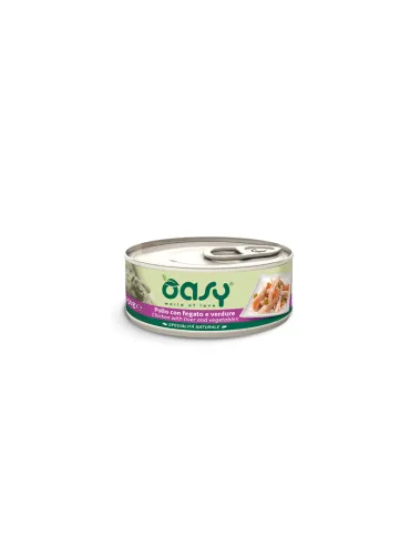 Oasy Wet Dog Food Pollo Fegato Verdure 150g