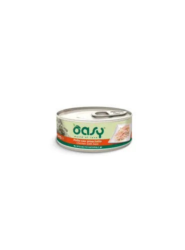 Oasy Wet Pollo con Prosciutto 150g