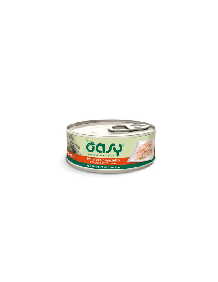 Oasy Wet Pollo con Prosciutto 150g