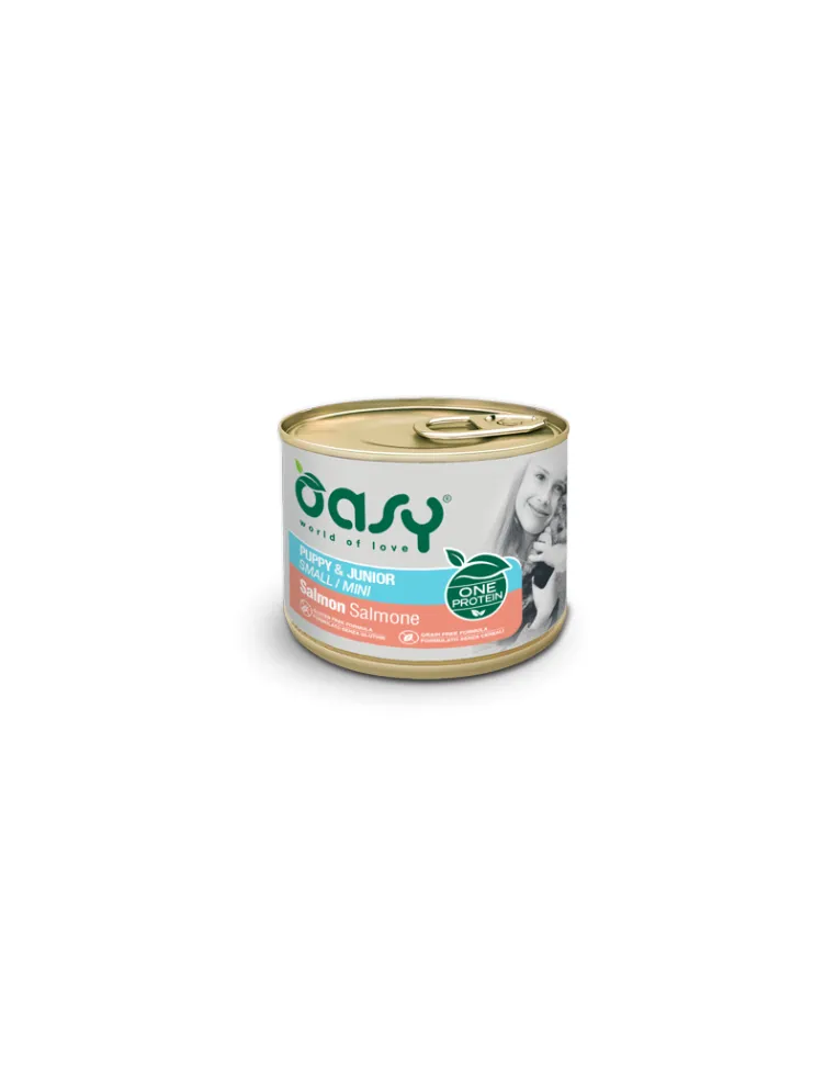 Oasy Wet Puppy Salmone Small 200g