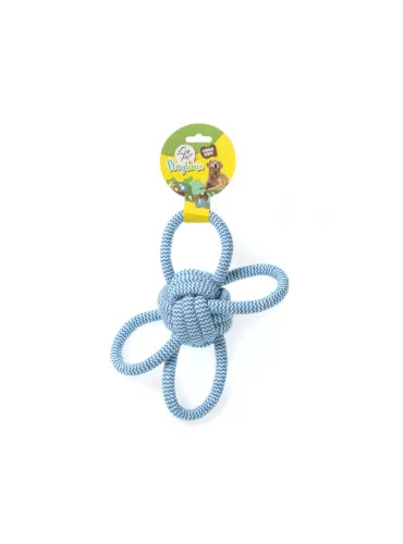 Palla Corda 4 Nodi Gioco Cane 26cm