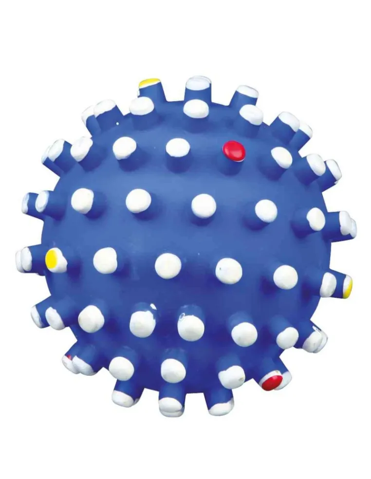 Palla Riccio Gioco Cane 10cm Vari Colori