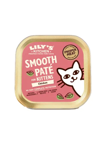 Paté Kitten Pollo Lily's Vaschetta 85g