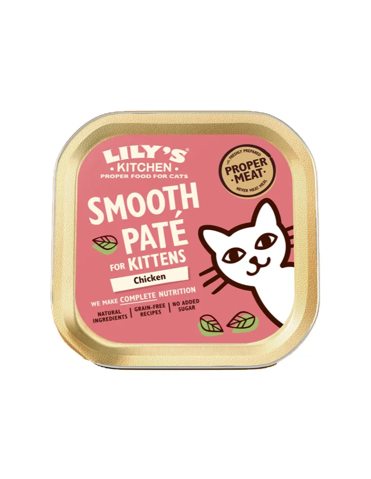 Paté Kitten Pollo Lily's Vaschetta 85g