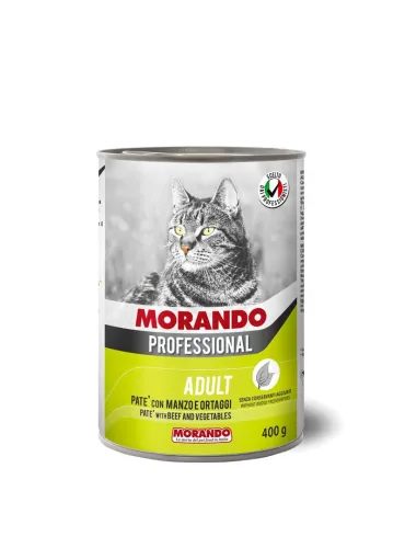 Paté Manzo e Ortaggi Cat Morando Professional Adult 400g