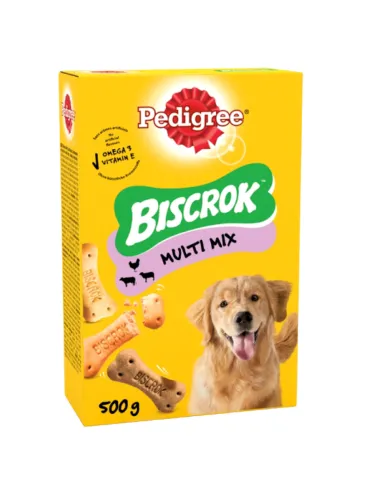 Pedigree Biscrok Dog Biscuit 500g Multi Pack