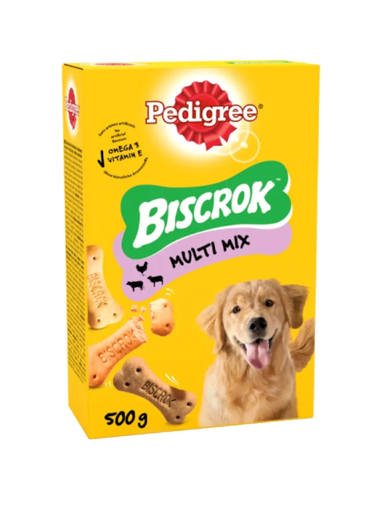 Pedigree Biscrok Dog Biscuit 500g Multi Pack