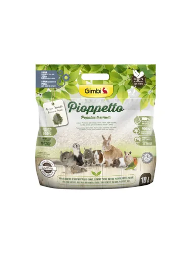 Pioppetto Gimbi Lettiera Roditori 10LT