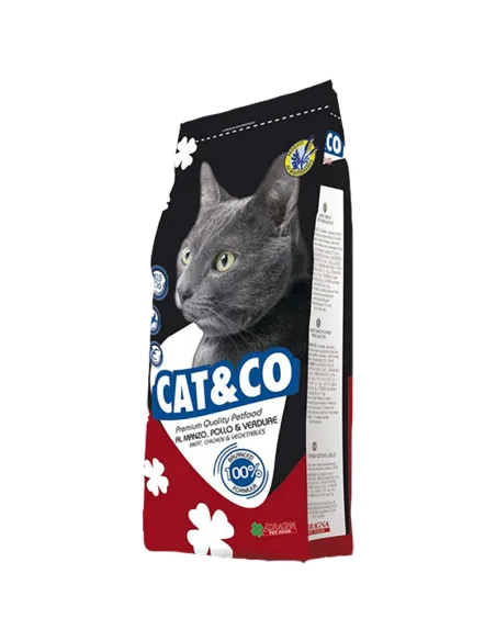 Premium Manzo Pollo Verdure 20kg Cat&Co Premium Manzo Pollo Verdure 20kg Cat&Co