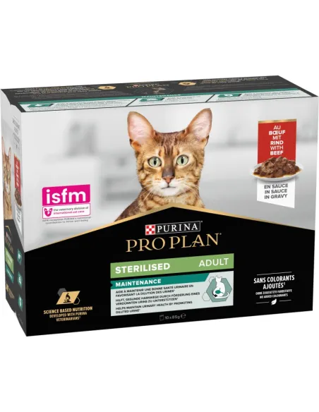 ProPlan Cat Multip Steril Manzo 10 Pacchetti 85g ProPlan Cat Multip Steril Manzo 10 Pacchetti 85g