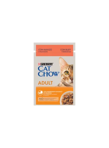 Purina Cat Chow Manzo Melanzane 85g Busta