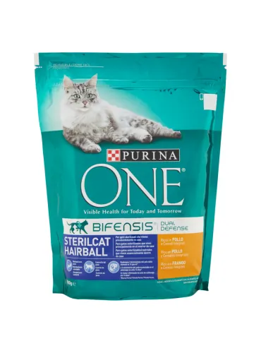 Purina One Steri/Hairba Pollo Cereali 800g