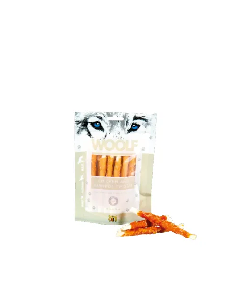 Rotoli Pollo Grigliat Dog Snack Woolf 100gr Rotoli Pollo Grigliat Dog Snack Woolf 100gr