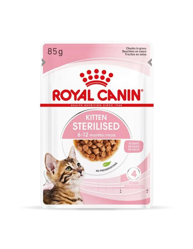 Royal Canin Kitten Sterilized Gravy 85g Busta