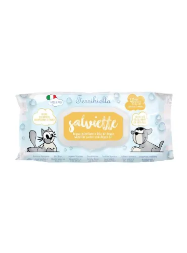 Salviette Micellari per Cani e Gatti 40 Pezzi