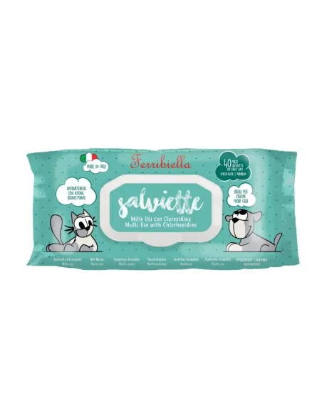 Salviette Mille Usi Clorex 40 Pezzi Dog/Cat Salviette Mille Usi Clorex 40 Pezzi Dog/Cat