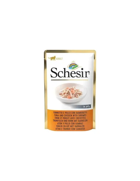 Schesir Cat Tuna Chicken Shrimp 85g Pouch Schesir Cat Tuna Chicken Shrimp 85g Pouch