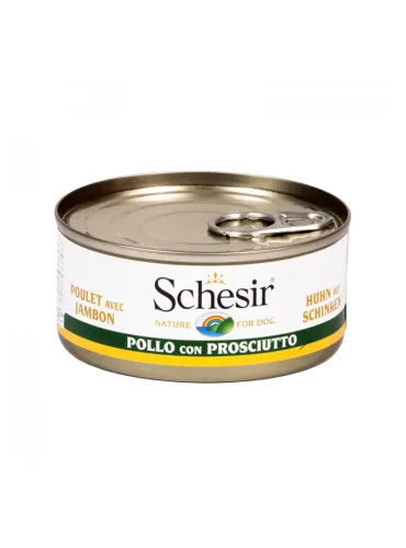 Schesir Pollo e Prosciutto 150g Alimento per Cani
