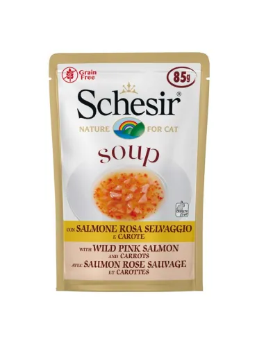 Schesir Soup Salmone Rosa 85g