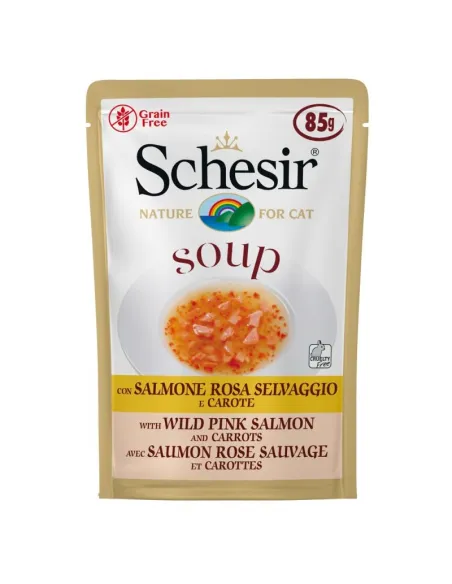 Schesir Soup Salmone Rosa 85g