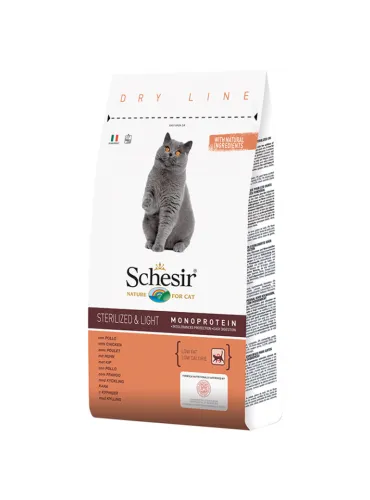 Schesir Sterilised Pollo 1.5kg Cibo per Gatti