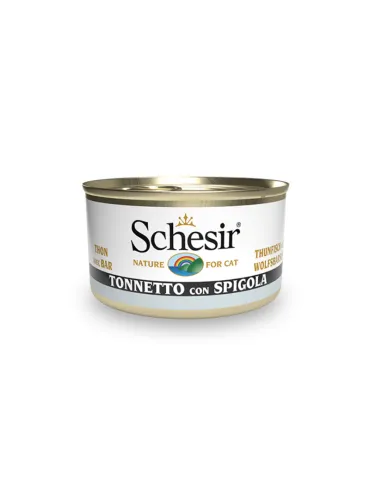 Schesir Tonno Spigola 85g Cibo per Gatti