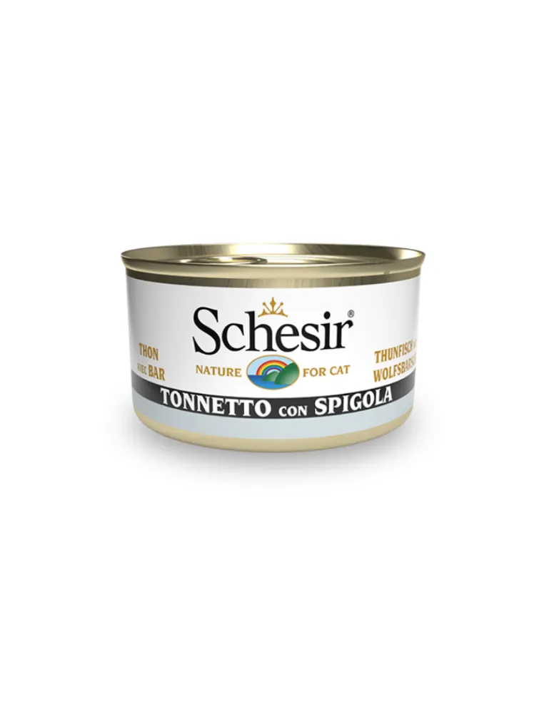 Schesir Tonno Spigola 85g Cibo per Gatti