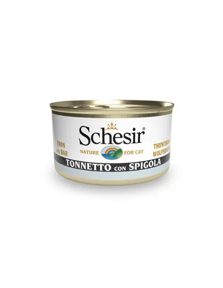 Schesir Tonno Spigola 85g Cibo per Gatti