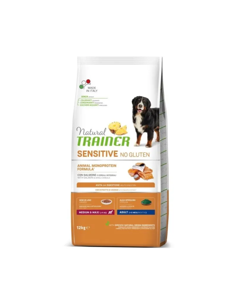 Sensitive Dog Natural Trainer 12kg Salmone MD/MX