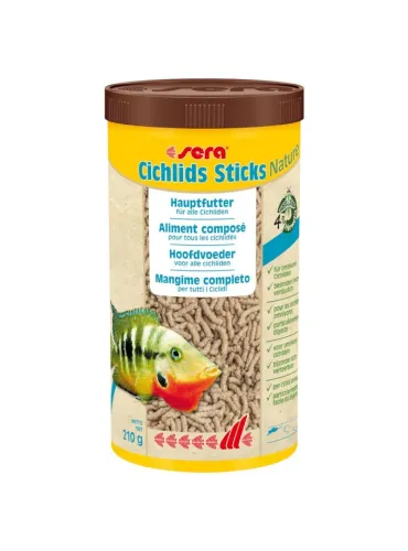 Sera Cichlids Sticks Mangime Fish 52g 250ml