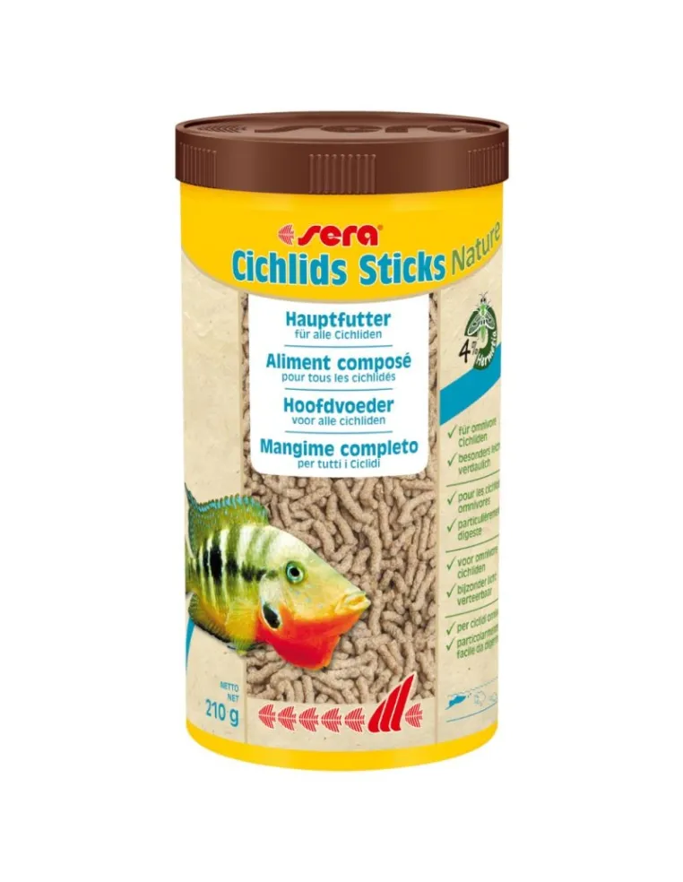 Sera Cichlids Sticks Mangime Fish 52g 250ml