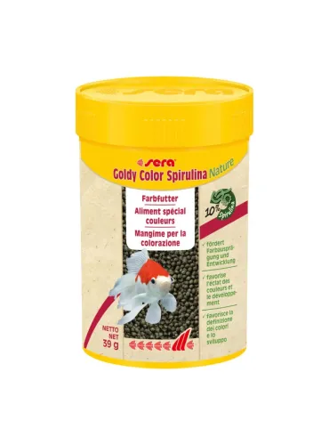 Sera Goldy Mangime Fish 100ml Color Spirulina