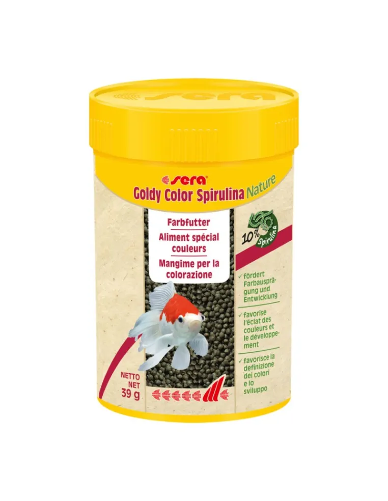 Sera Goldy Mangime Fish 100ml Color Spirulina