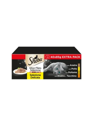 Sheba Buste Carni Bianche 40x85gr