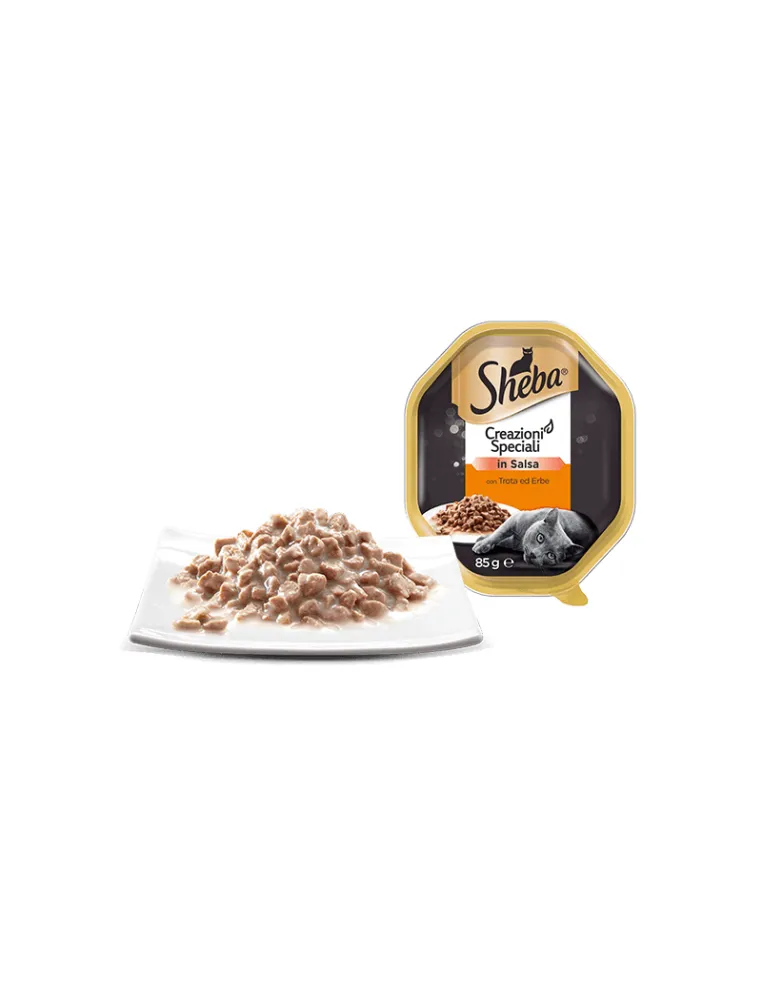 Sheba Creazioni Speciali Trota Salsa 85g