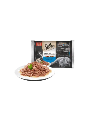 Sheba Delicatezze in Salsa Pesce 4x85gr