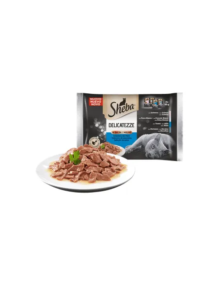 Sheba Delicatezze in Salsa Pesce 4x85gr